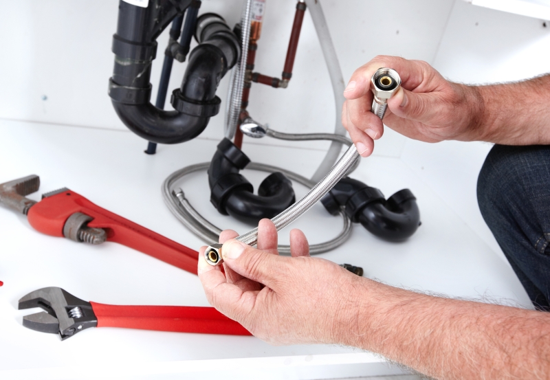 Toilet repair being carried out in South Kensington