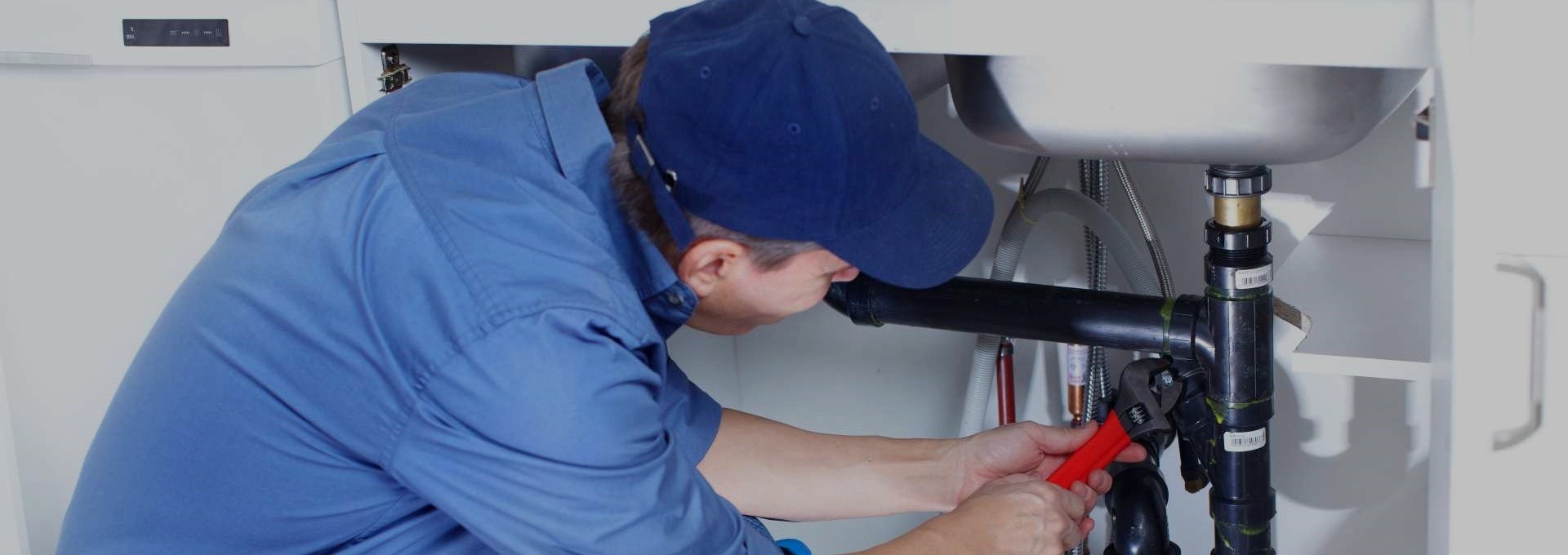 Decker Plumbing & Boiler Services team attending a job in South Kensington